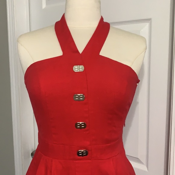 Red Aryn K. Dress ❤️ Small - Picture 2 of 8